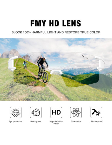 Gafas de Ciclismo FMY UV400 Polarizadas para Deportes