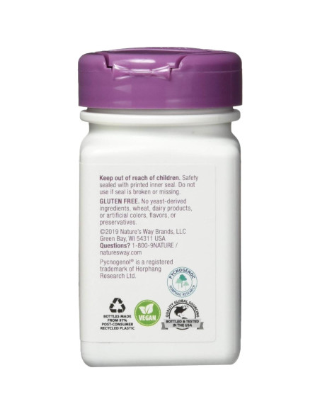 Suplemento Pycnogenol Nature's Way 50 mg 30 Tabletas