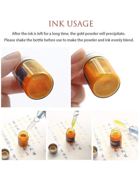 Conjunto de Plumas de Caligrafía de Vidrio AXEARTE 18 Piezas