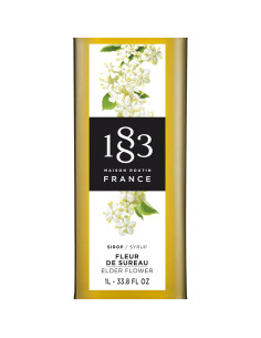 Sirope de Flor de Saúco 1883 - 1 Litro - Hecho en Francia 2