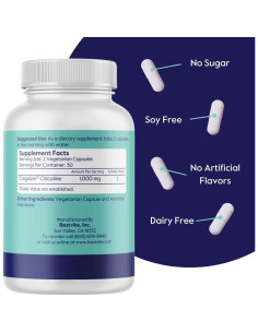 Cognizin Citicolina 500mg Bestvite 60 Cápsulas Veganas 2