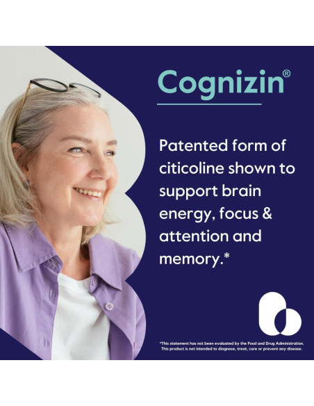 Cognizin Citicolina 500mg Bestvite 60 Cápsulas Veganas