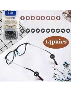 14 Pares de Fundas Antideslizantes para Gafas SMARTTOP 2