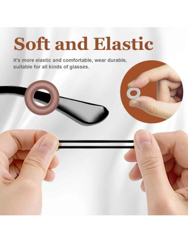 14 Pares de Fundas Antideslizantes para Gafas SMARTTOP