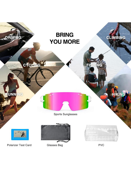 Gafas de Ciclismo FMY UV400 Polarizadas para Deportes Gafas de Ciclismo FMY UV400 Polarizadas para Deportes