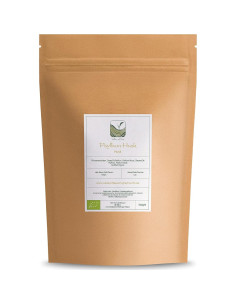 Polvo de cáscara de psyllium orgánico Valley of Tea 100g 2
