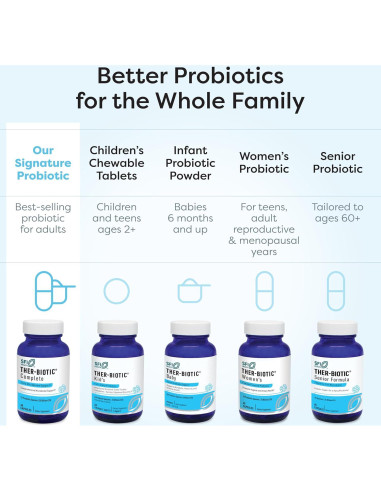 Probioticos Klaire Labs Ther-Biotic Completo 127g - Salud Digestiva