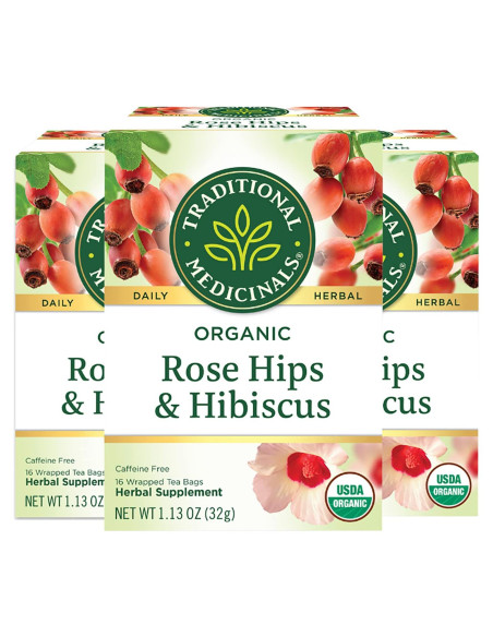 Té de hierbas orgánico Traditional Medicinals 48 bolsas