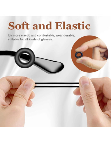 14 Pares de Fundas Antideslizantes para Gafas - SMARTTOP