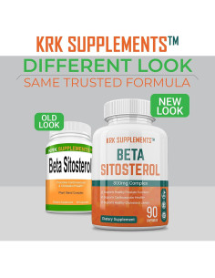 3 Botellas Beta Sitosterol 800mg - 270 Cápsulas Soporte Prostático 2