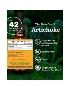 Extracto Líquido de Alcachofa Orgánica Herb Pharm 30ml 2