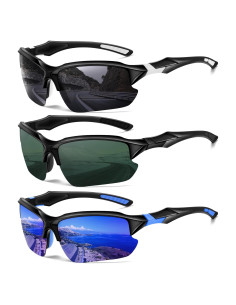Gafas de sol deportivas DioKiw 3pack UV protección