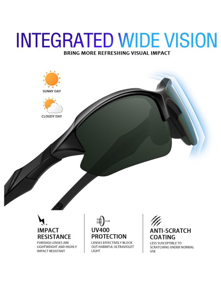 Gafas de sol deportivas DioKiw 3pack UV protección