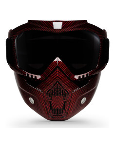 Gafas de Motocicleta GGBuy con Máscara Facial Removible