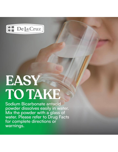 Bicarbonato de Sodio Puro De La Cruz 113.4 g - Antiácido Natural