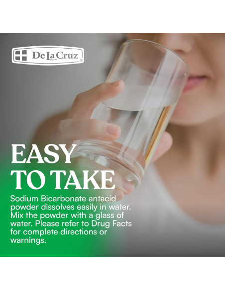 Bicarbonato de Sodio Puro De La Cruz 113.4 g - Antiácido Natural