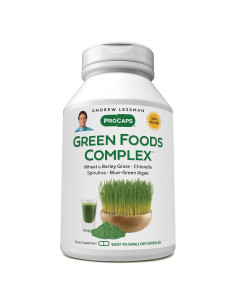 ANDREW LESSMAN Complejo de Alimentos Verdes 60 Cápsulas - Soporte Hepático y Tejidos