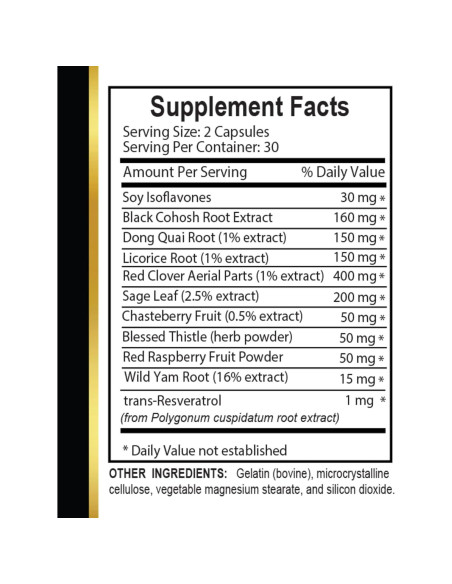 Suplemento Hormonal Femenino Vitalabs - 60 Cápsulas