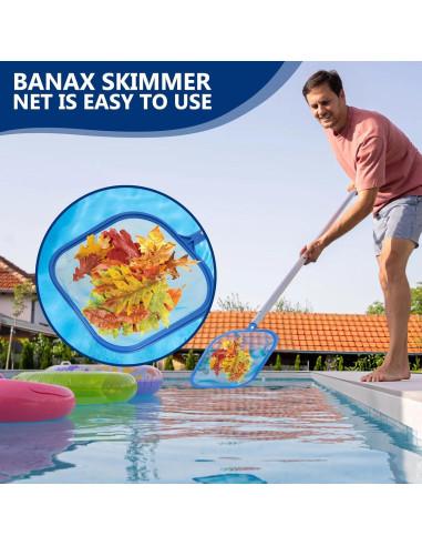 Red de Skimmer para Piscina Banax 41.9x27.4 cm Malla Fina