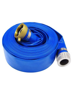 Manguera de Retro lavado PVC 1.5" x 7.62m Eastrans Azul