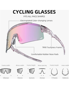 Gafas de Ciclismo ROCKBROS UV Protección Viento y Arena 2