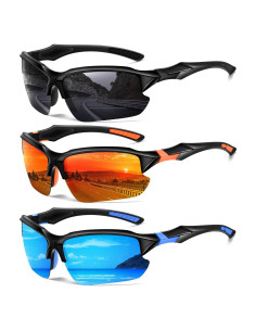 Gafas de sol deportivas DioKiw 3pack UV ciclismo running