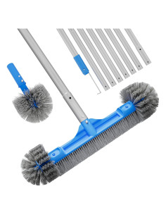 Juego de Cepillos para Piscina TidyMister 20'' con Polo 2-en-1