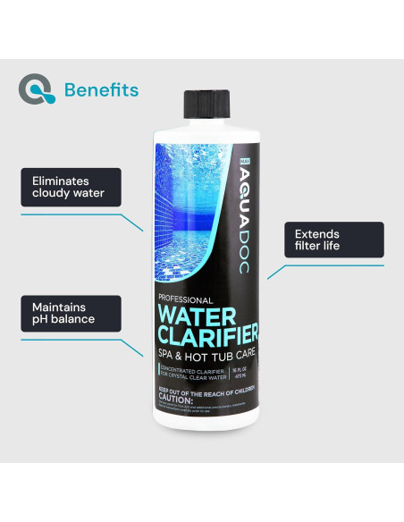 Clarificador de Agua para Spa MAV AquaDoc 473ml - Elimina Turbidez