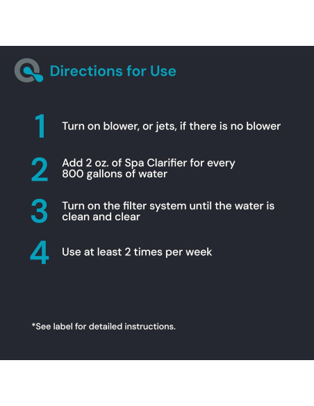 Clarificador de Agua para Spa MAV AquaDoc 473ml - Elimina Turbidez