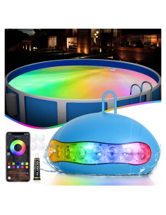Luces de piscina sumergibles Plomixius 18W RGB IP68 APP