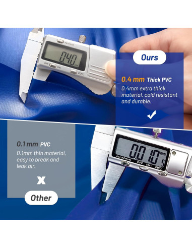 Cojín de Aire para Piscina Ranwin 4x4ft PVC 0.4mm Invierno