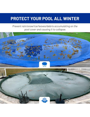 Cojín de Aire para Piscina Ranwin 4x4ft PVC 0.4mm Invierno