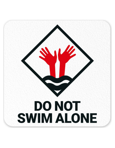 Marcador de Profundidad para Piscina Sigo Signs 15x15 cm Antideslizante