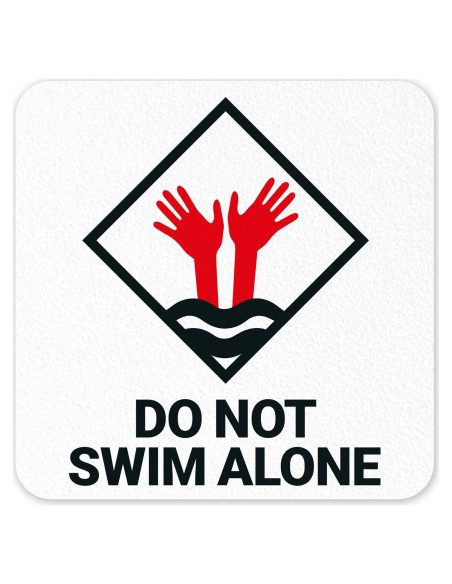 Marcador de Profundidad para Piscina Sigo Signs 15x15 cm Antideslizante