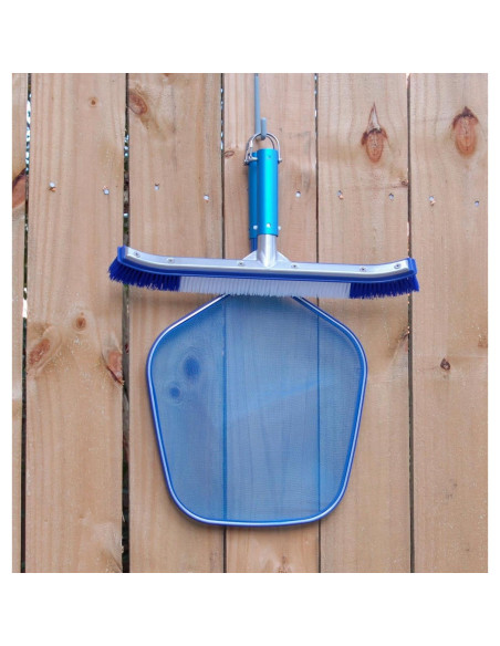 Soporte Organizador de Herramientas para Piscina Armadillo - 3 Piezas Azul Helado