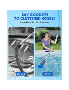 Aspiradora de piscina inalámbrica Teguy PCT403T 70L/min 2