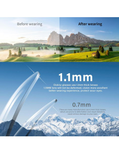 Gafas de sol deportivas DioKiw UV protección 4 colores 2