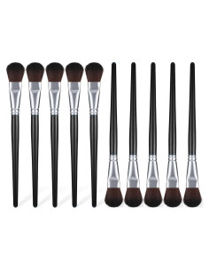 Giantree 10 Brochas de Mopa para Pintura Acrílica - Negro