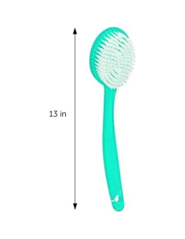 Cepillo de Baño DecorRack Verde con Mango Largo 25.4 cm