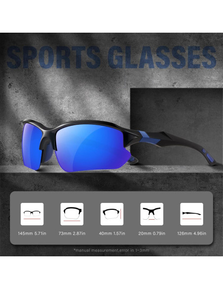 Gafas de sol deportivas DioKiw UV protección 4 colores