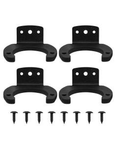 Soportes de Micrófono MILISTEN 4 Piezas Clip Montaje Pared