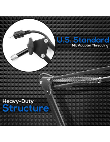 Soporte de Micrófono USB Sound Around PMKSHUSB04 Ajustable