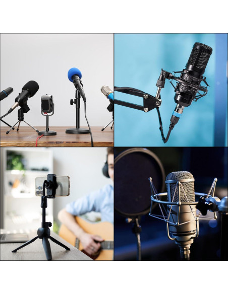 Adaptador de Soporte de Micrófono MECCANIXITY 2 Piezas 3/8 a M10