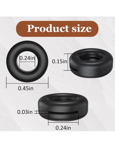 14 Pares de Sujetadores Antideslizantes para Gafas - Negro