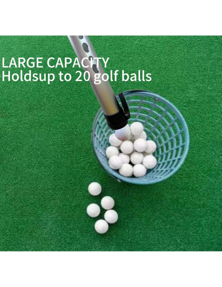 Recogedor de Pelotas de Golf Asyxstar con Polo Telescópico