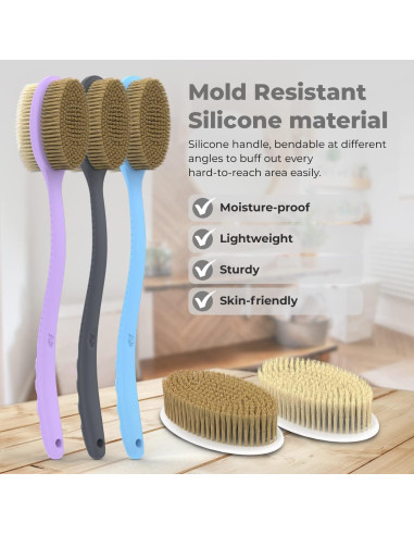 Almohadillas de Reemplazo Avilana para Cepillo Corporal 48 cm