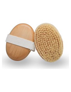 Cepillo Seco Exfoliante EnamelEVO con Cerda de Jabalí Natural