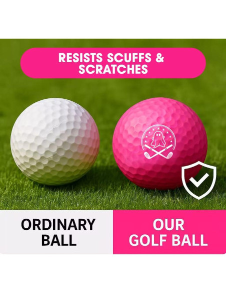 Pelotas de Golf Rosa Fantasma She's Pink - Paquete de 3