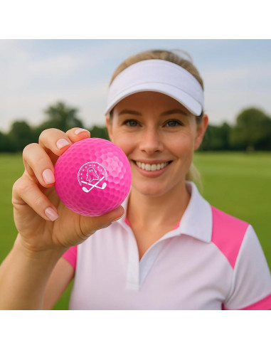 Pelotas de Golf Rosa Fantasma She's Pink - Paquete de 3