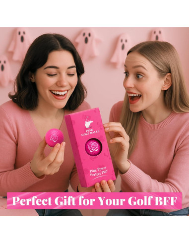 Pelotas de Golf Rosa Fantasma She's Pink - Paquete de 3